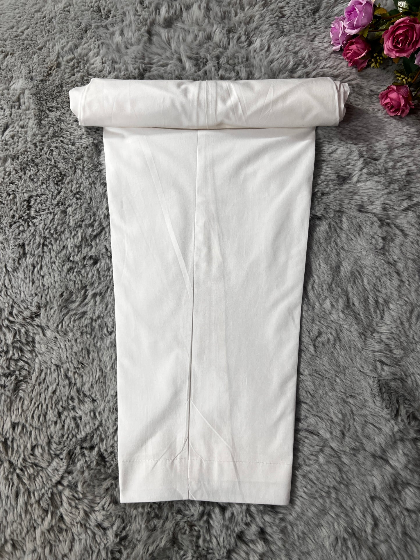 Plain Trousers ( Off White )