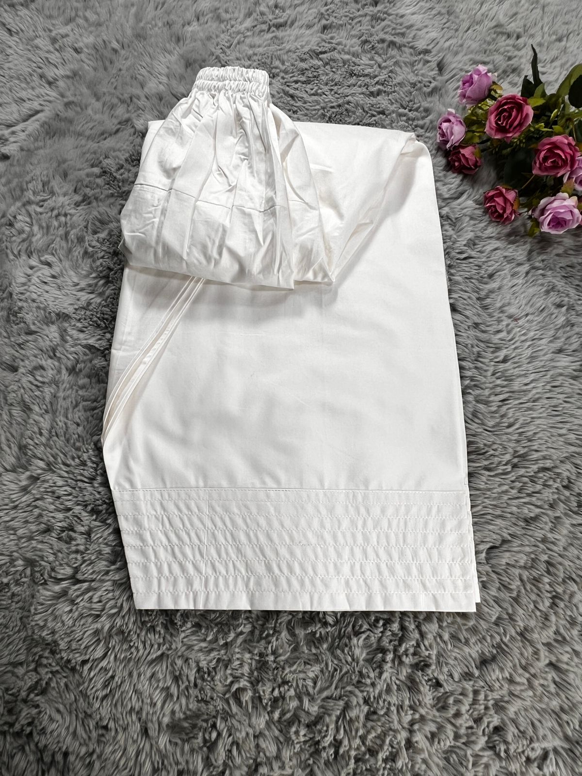 Farshi Shalwar ( White )