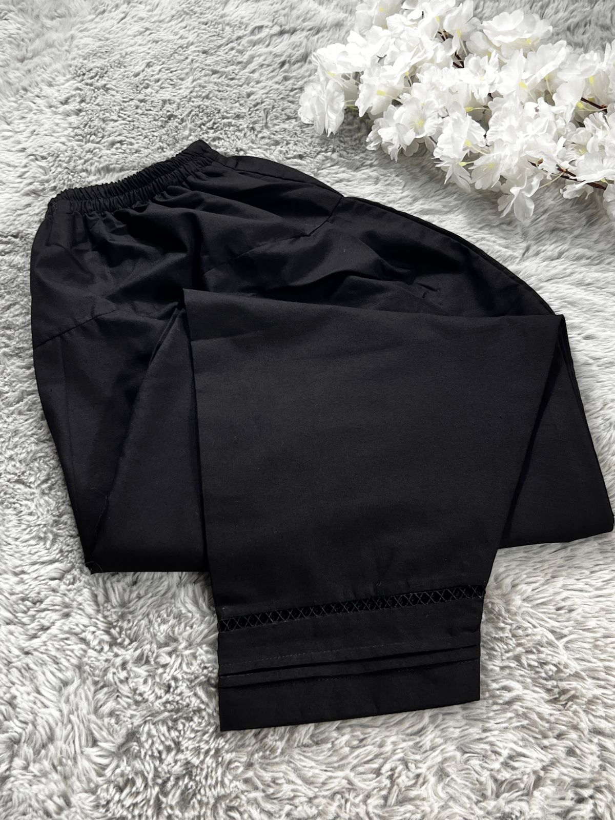Lace Shalwar ( Black )