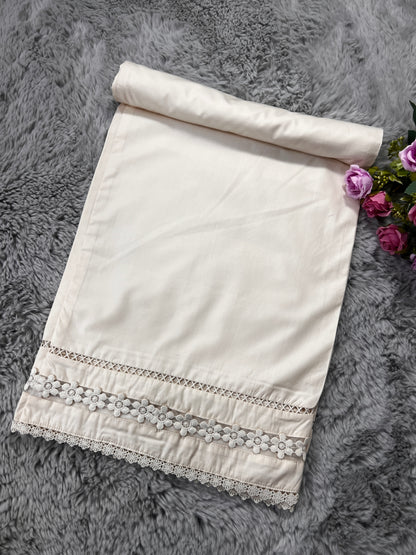 Organza lace plazo