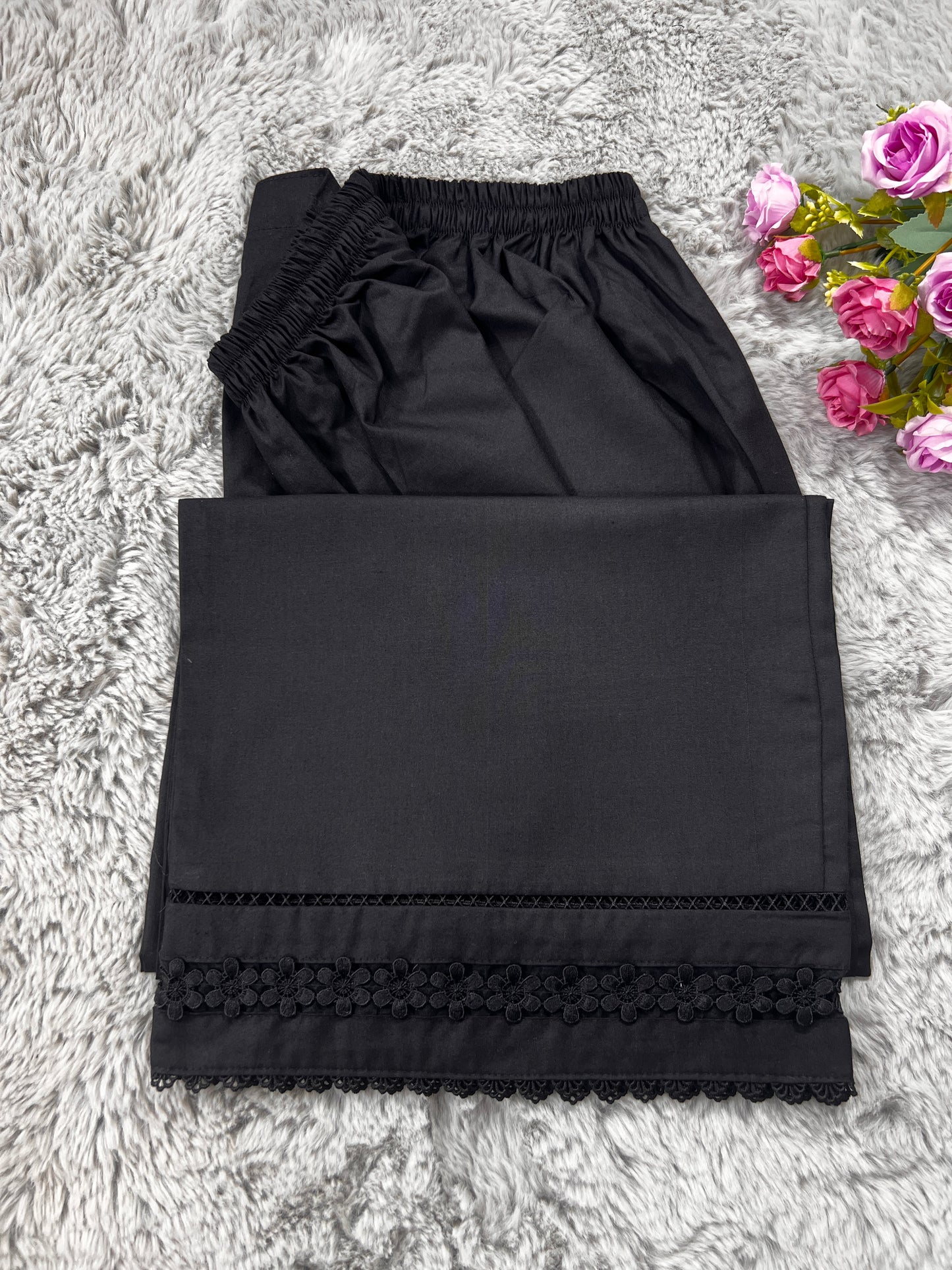 Organza lace plazo