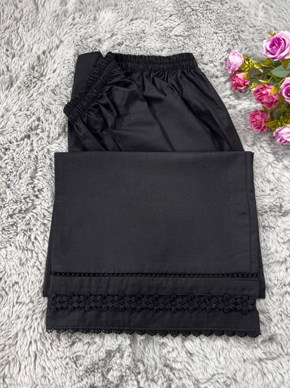 Organza lace plazo