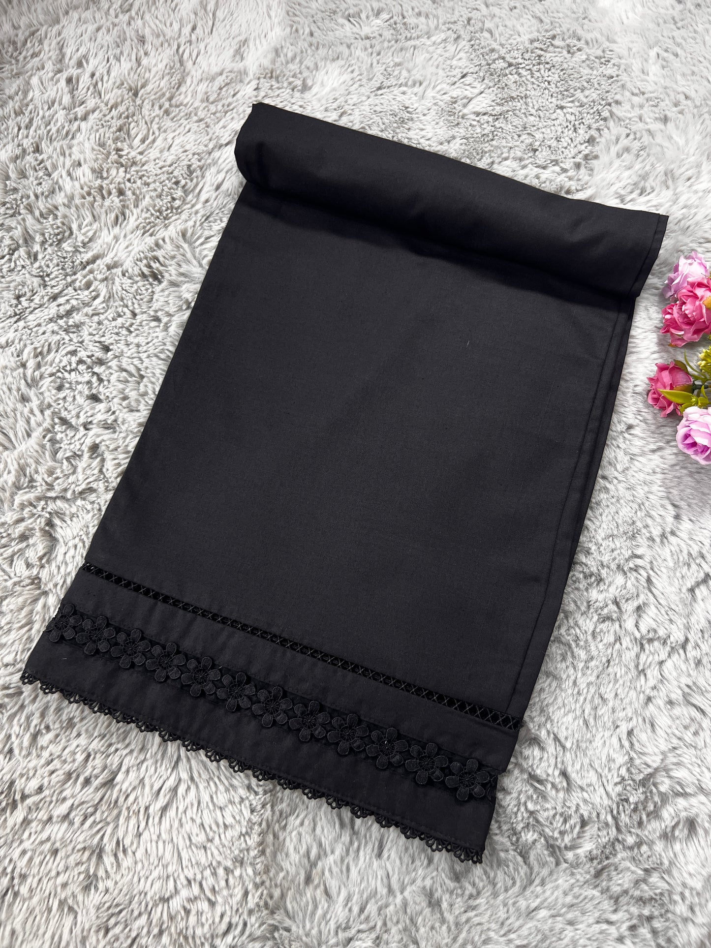 Organza lace plazo