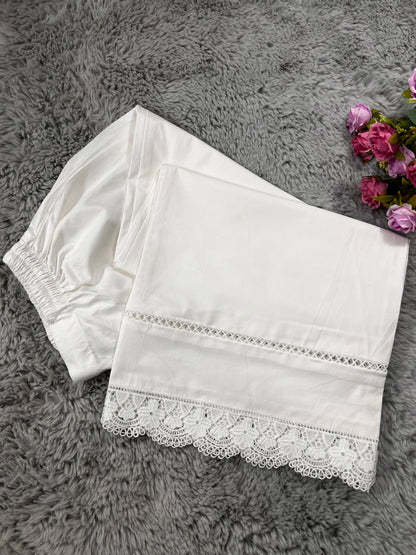 Elegant Lace Plazo