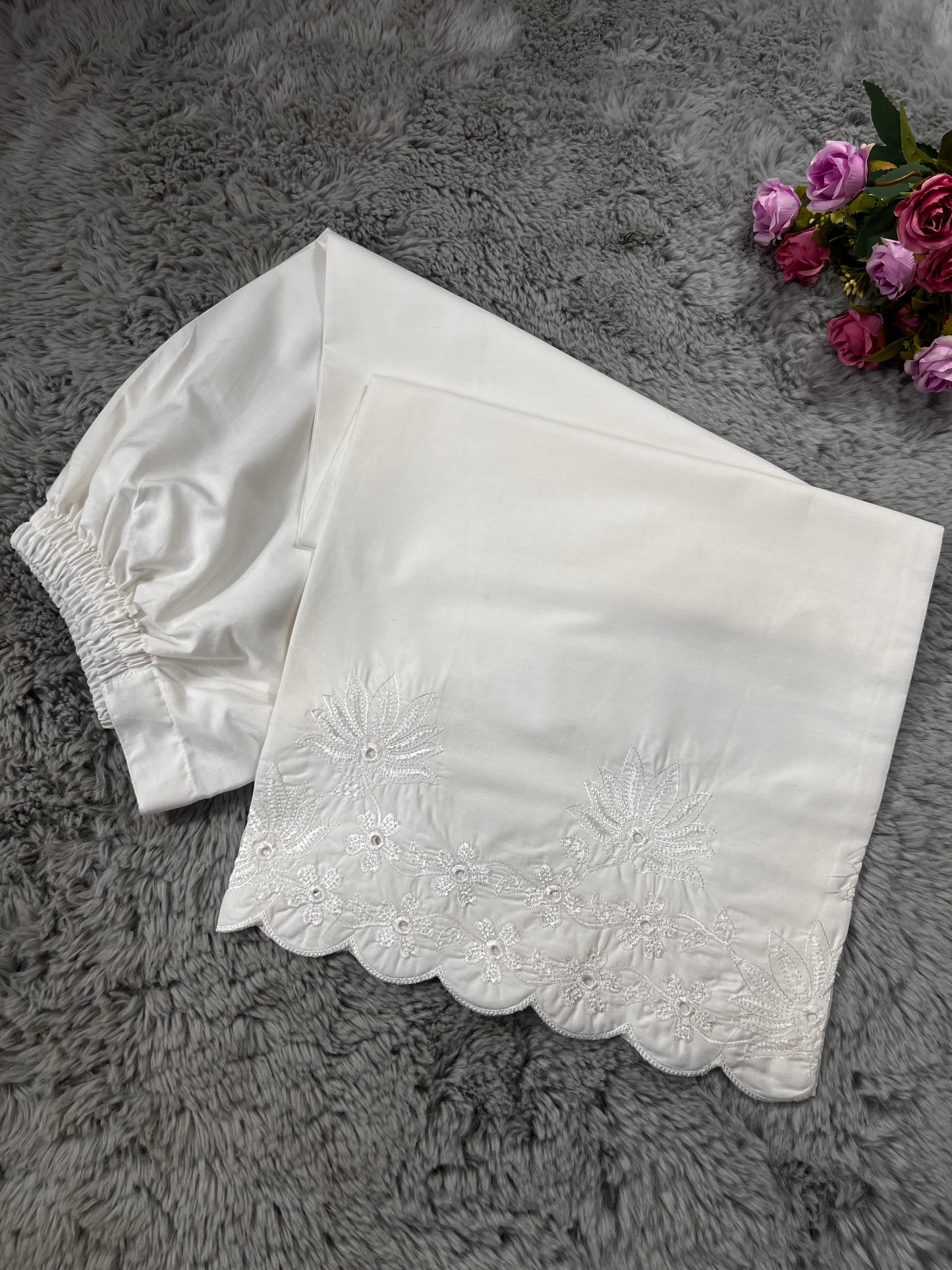 Embroidery Floral Plazo