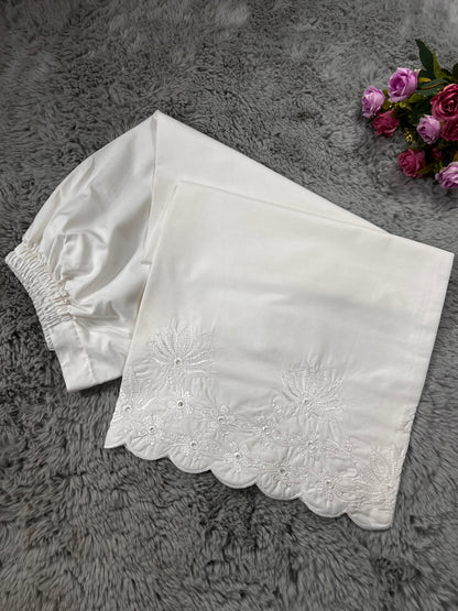 Embroidery Floral Plazo