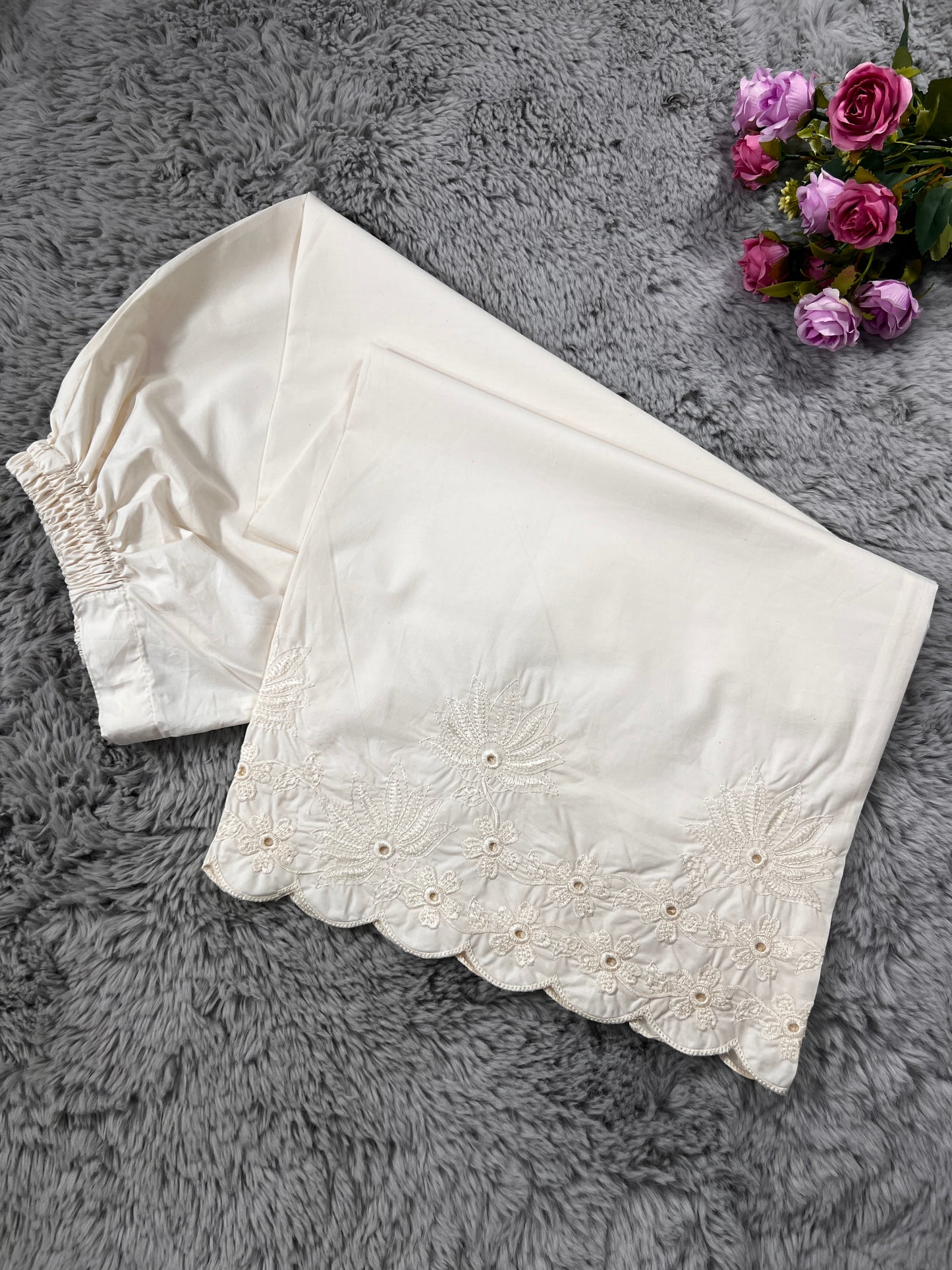 Embroidery Floral Plazo