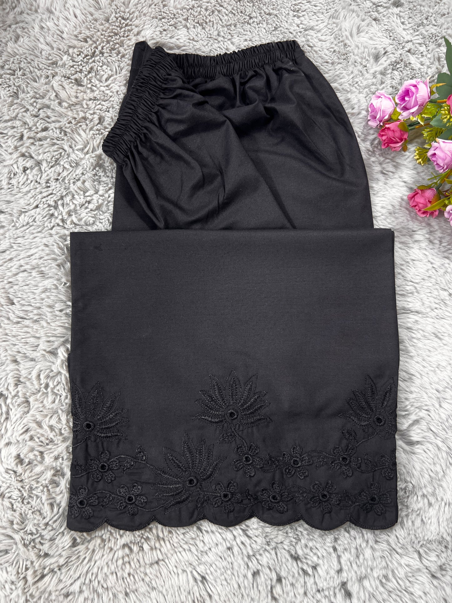Embroidery Floral Plazo