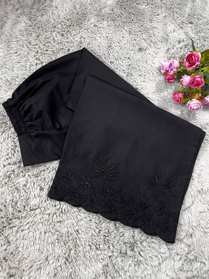 Embroidery Floral Plazo