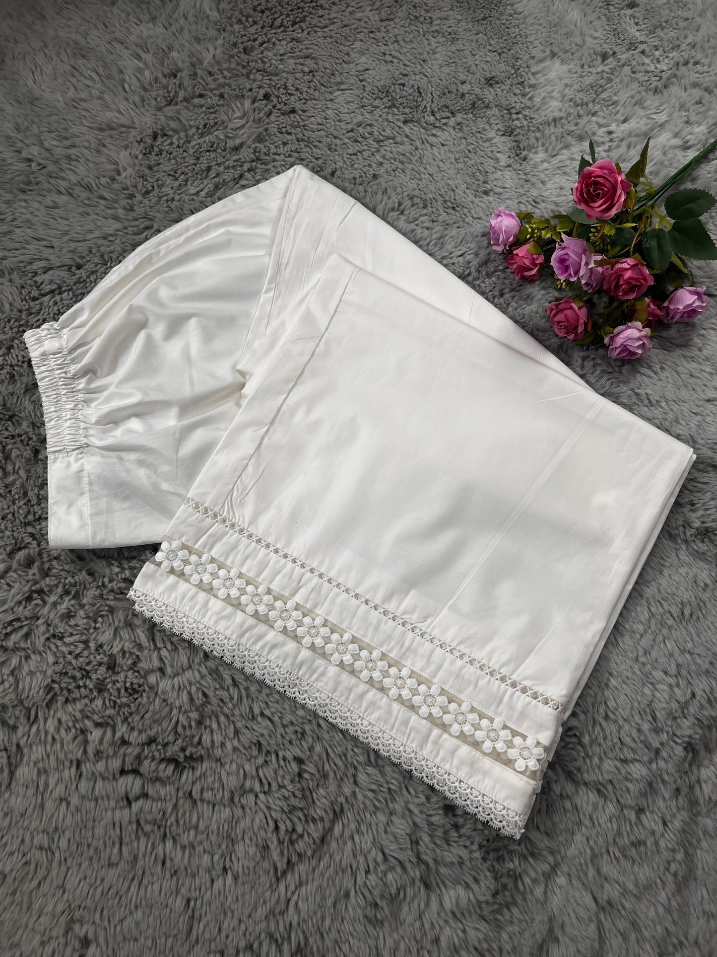 Organza lace plazo