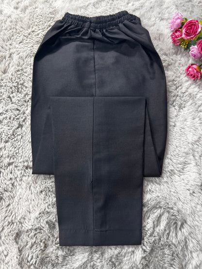 Plain Trousers ( Black )