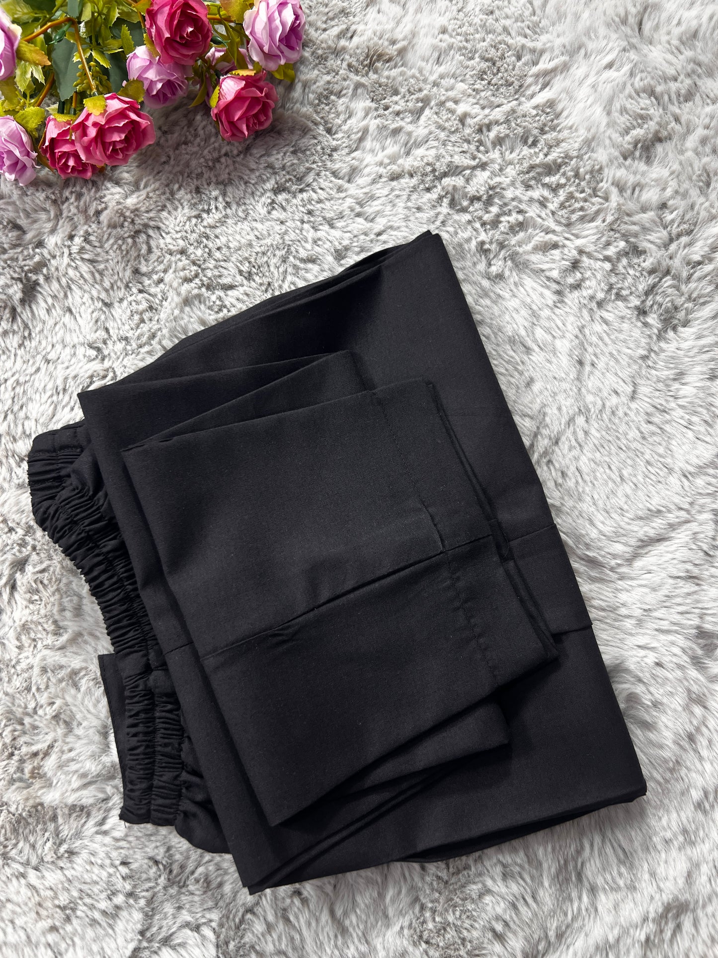 Plain Trousers ( Black )