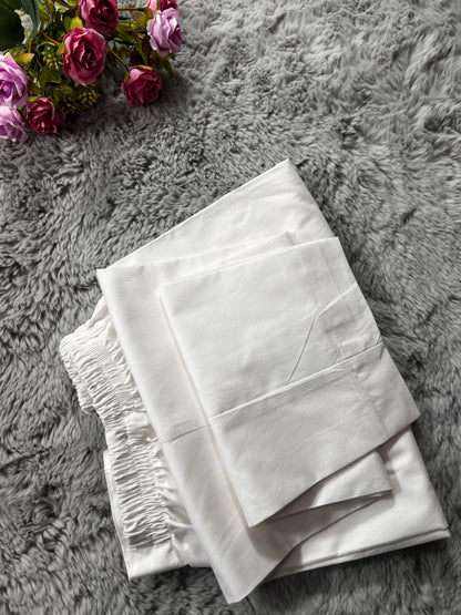 Plain Trousers ( Off White )