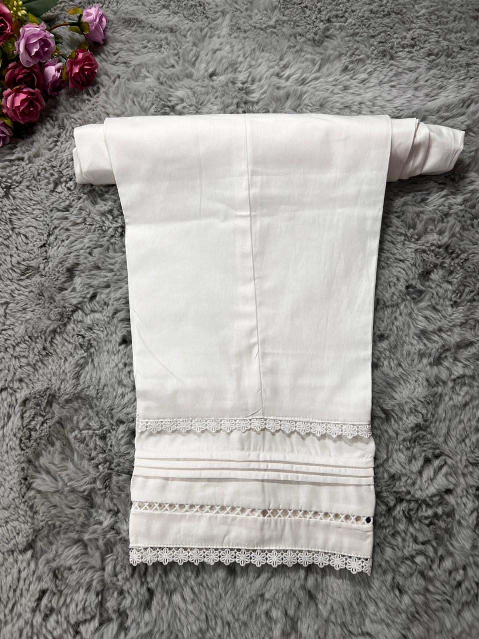 3 Plate 3 Lace Trouser ( Off White )