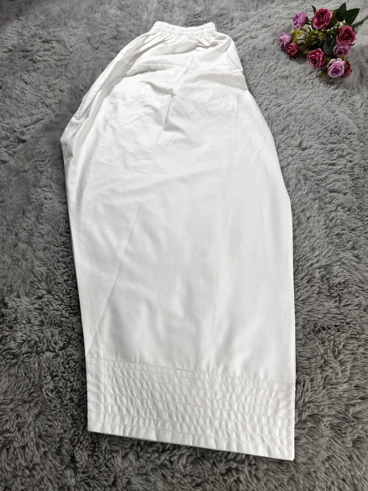 Farshi Shalwar ( White )