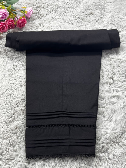 6 Plate 2 Lace Trouser ( Black )