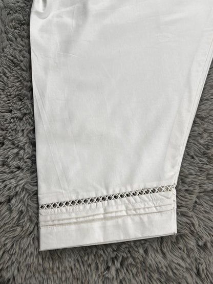 Lace Shalwar ( White )